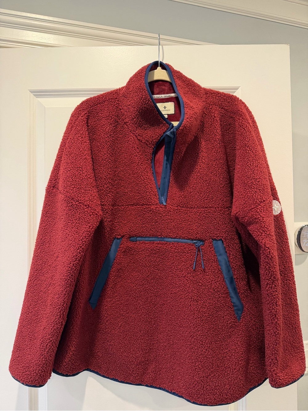 Tuckernuck Cabernet Fleece Cady Quarter Zip XL/XXL